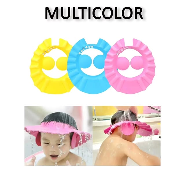 👶 Baby Shower Cap – Adjustable, Safe & Tear-Free | Buy 1 Get 1 Free!
